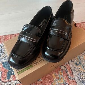 Call It Spring Black Vegan Loafers